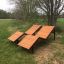 Saint-Tropez Deck Chair kahdelle hengelle puutarhassa