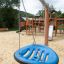 Sininen Swing Seat GBNS leikkikentällä.