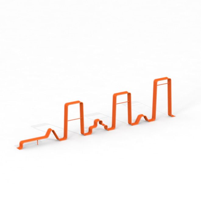 Oranssi kuntoilulaite Ribbon Fitness II
