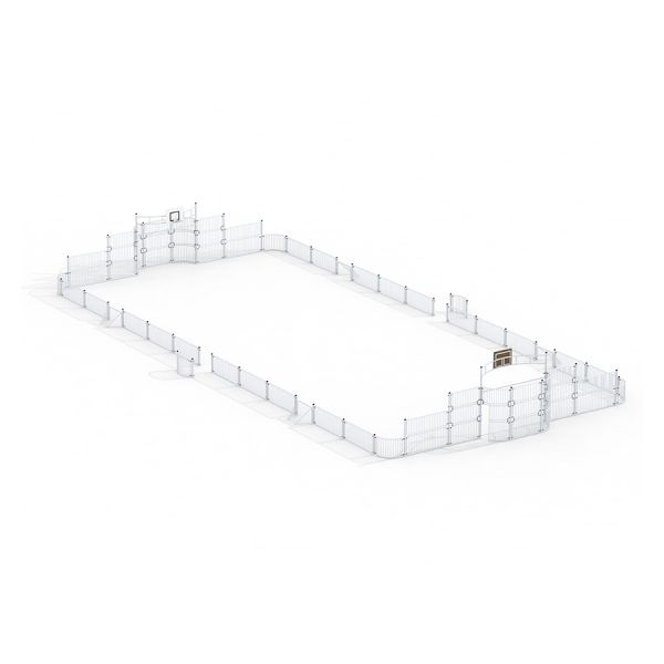Kaukalo Sport Arena w/Mini Goals 14x31 m jalkapallomaaleilla.