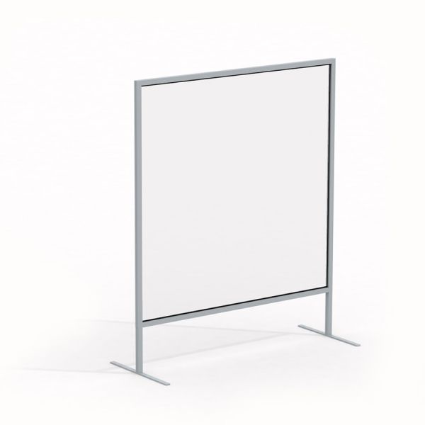 Curtain glass wall 100 x 100 cm teräskehikolla.
