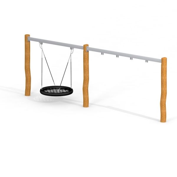 Double Robinia Swing Nature 1 + 2 (BNS 120 cm) ulkoleikkiväline.