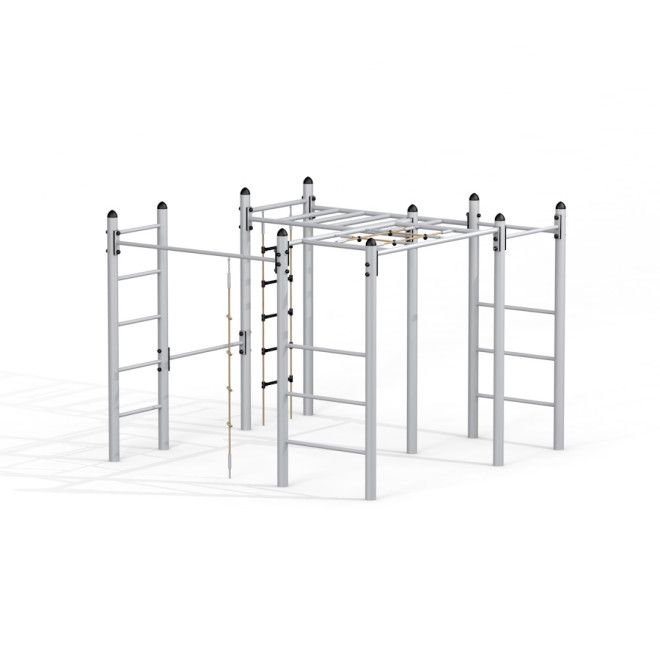 Chimpanzee metal playset - metallinen leikkipuiston kiipeilyteline lasten kuntoiluun.