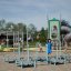 Balance course II - ulkokuntoilurata ja kiipeilyteline leikkipuistossa lapsille.