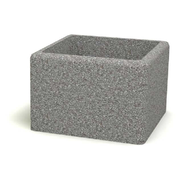 Betoninen suorakulmainen istutuskaukalo 'Berta'.
