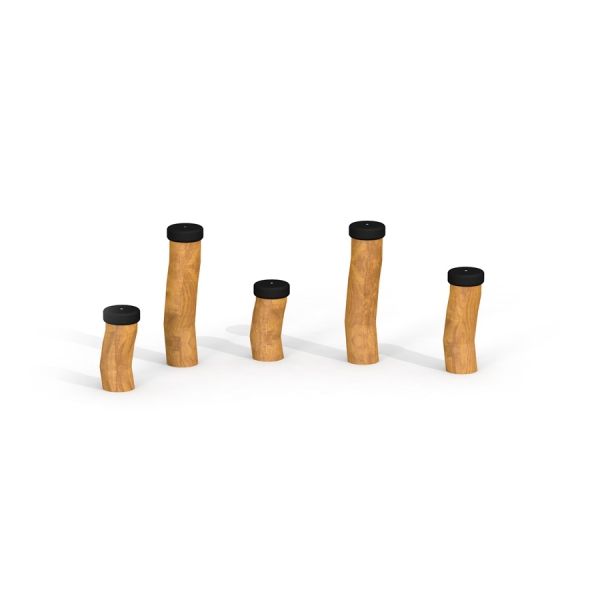 Viisi puista tolppaa, Madagaskar, 5 kpl.