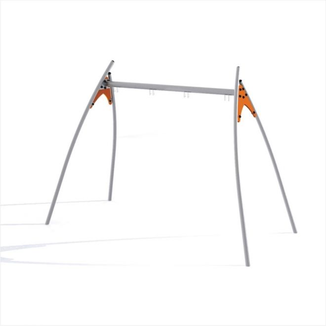 Keinuteline Rocket teräs kahdelle -keinu.