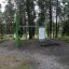 Information Board NAF ulkona metsässä.